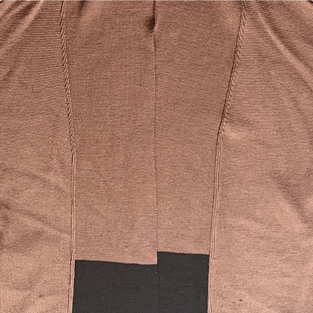 Fioreblu Knit Cardigan Sweater Wool Blend Grandmacore Classic Cozy SZ M Brown - Picture 5 of 16